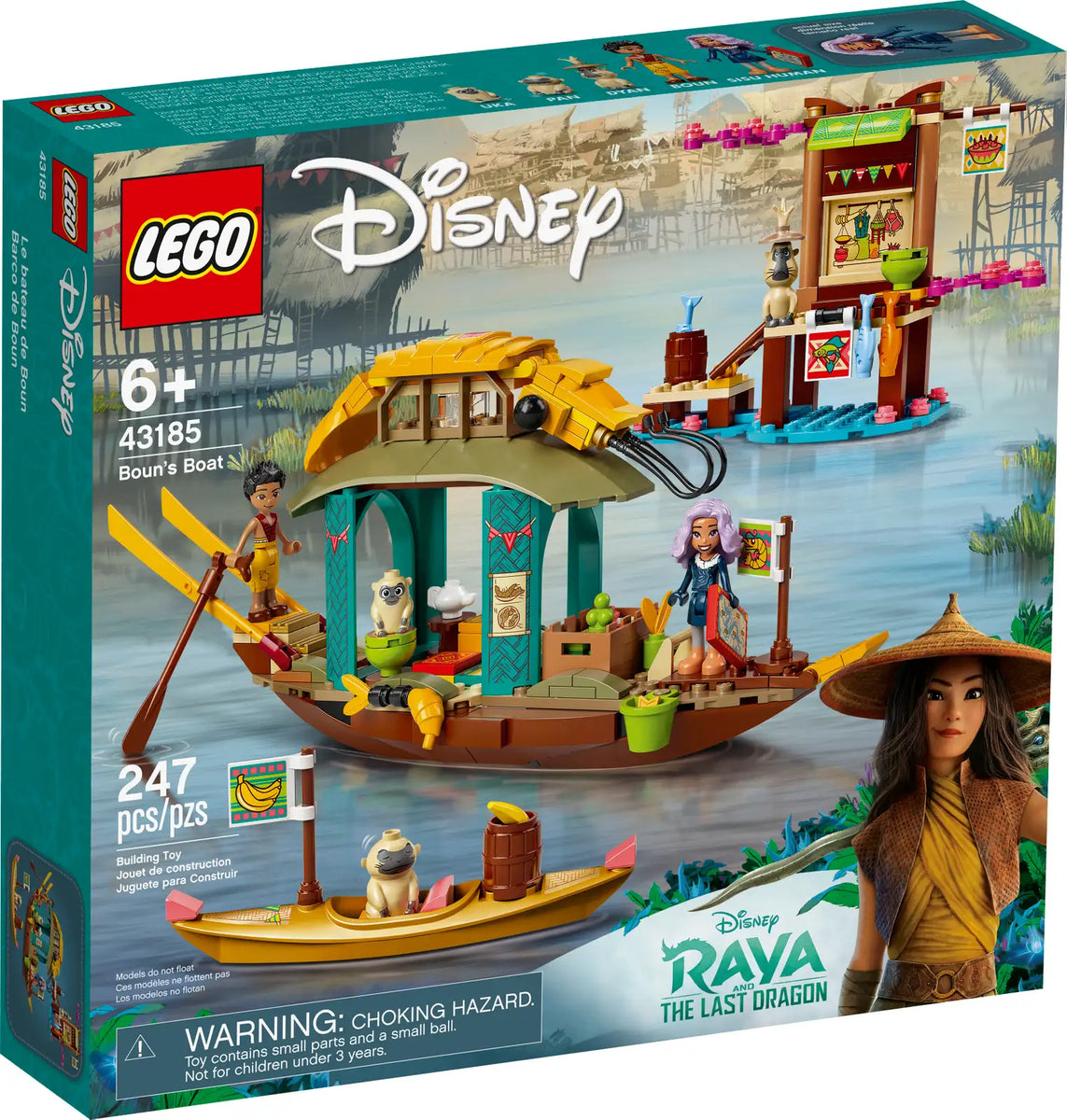 Lego Disney Raya the Last Dragon Bouns Boat 43185 Strachans