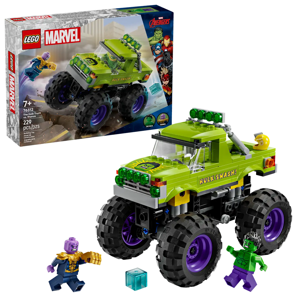 Lego Marvel The Hulk Truck vs Thanos (76312)