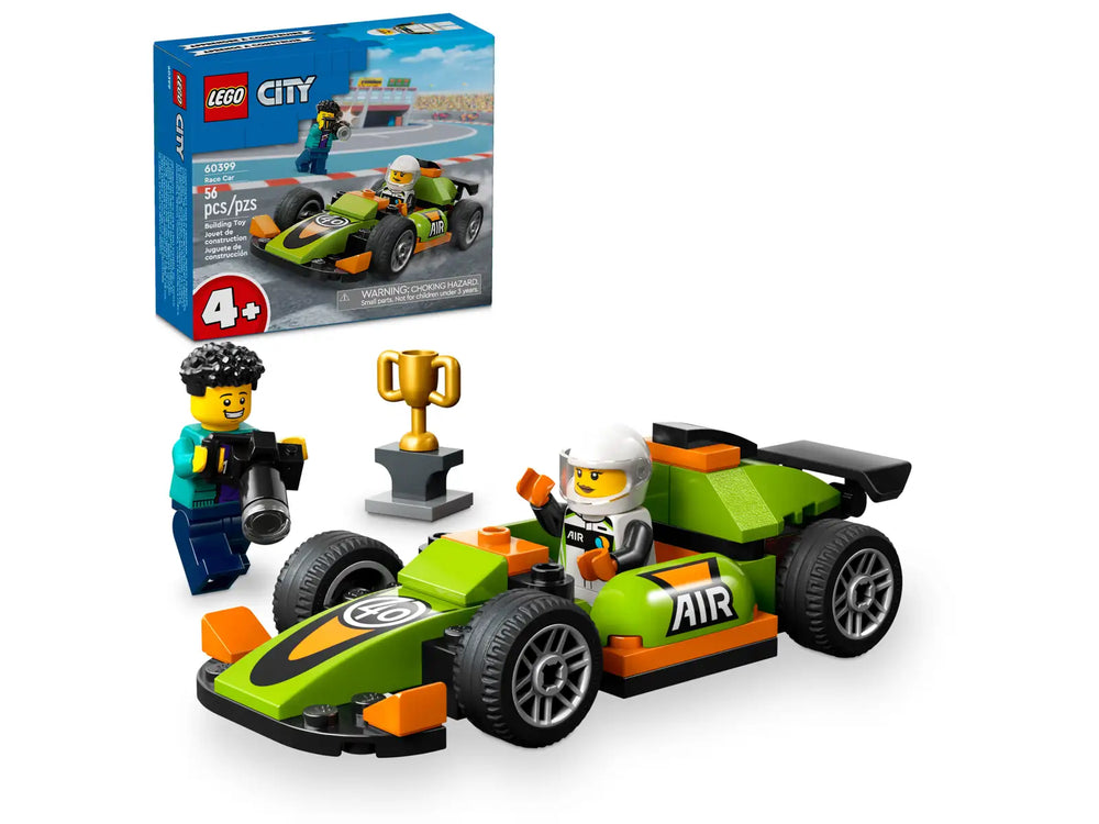 
                
                    Load image into Gallery viewer, Lego City Green Race Car (60399)
                
            