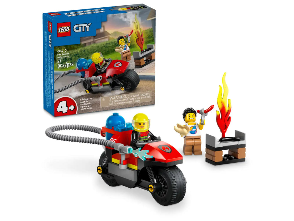 
                
                    Load image into Gallery viewer, Lego City Fire Rescue Motorcycle (60410)
                
            