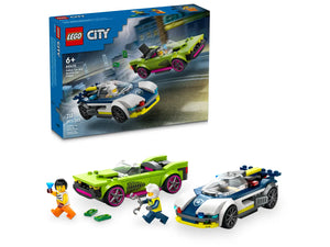 
                
                    Load image into Gallery viewer, Lego City Police Car &amp;amp; Muscle Car Chase (60415)
                
            