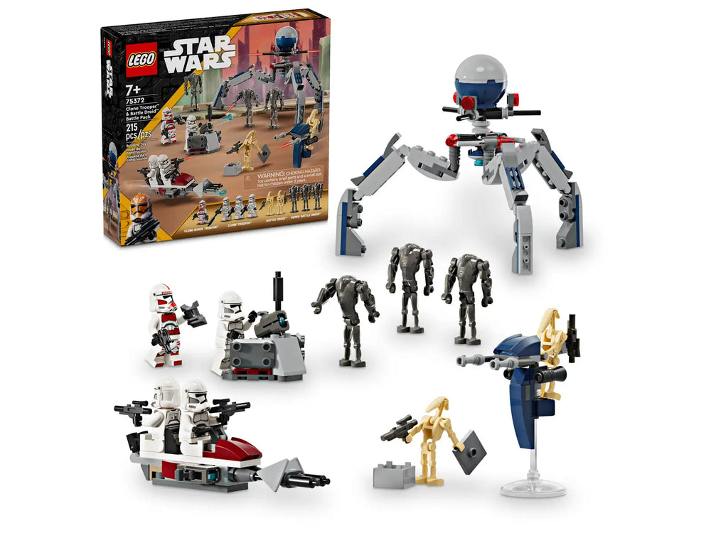 
                
                    Load image into Gallery viewer, Lego Star Wars Clone Trooper &amp;amp; Battle Droid Battle Pack (75372)
                
            