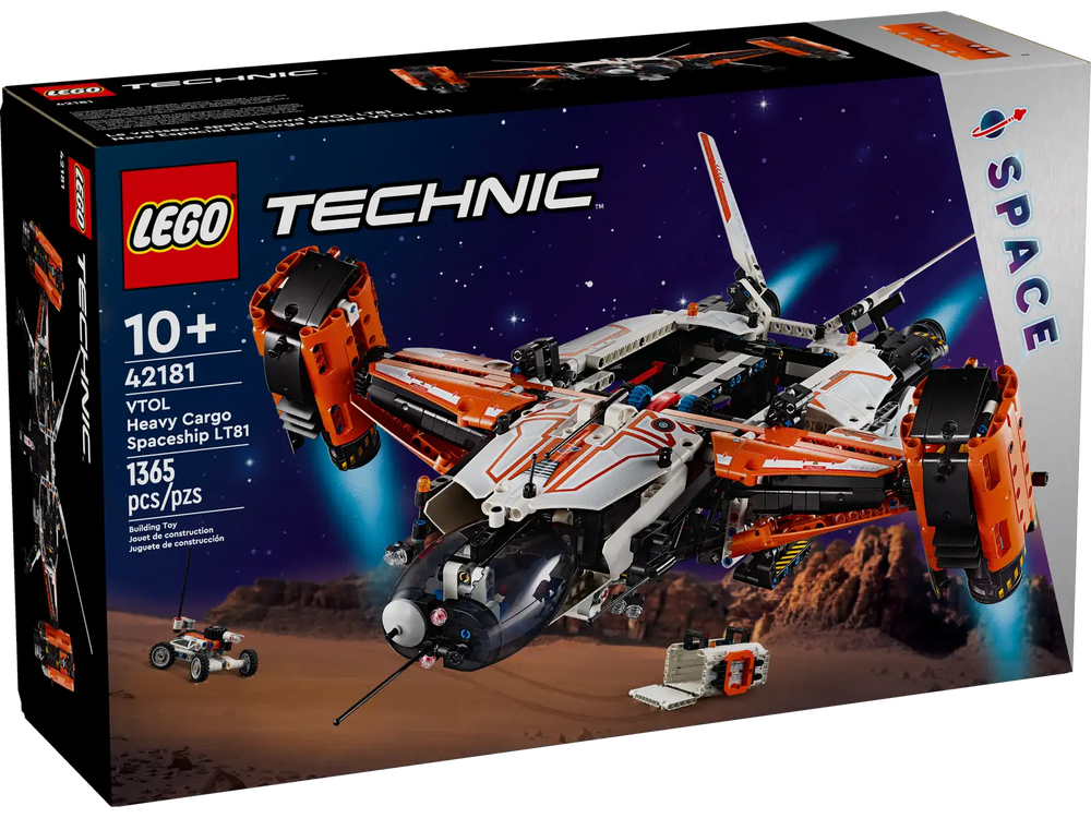 Lego Technic VTOL Heavy Cargo Spaceship LT81 (42181)
