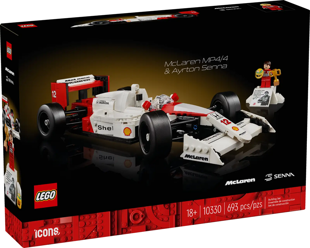 Lego Icons McLaren MP4/4 & Ayrton Senna (10330)
