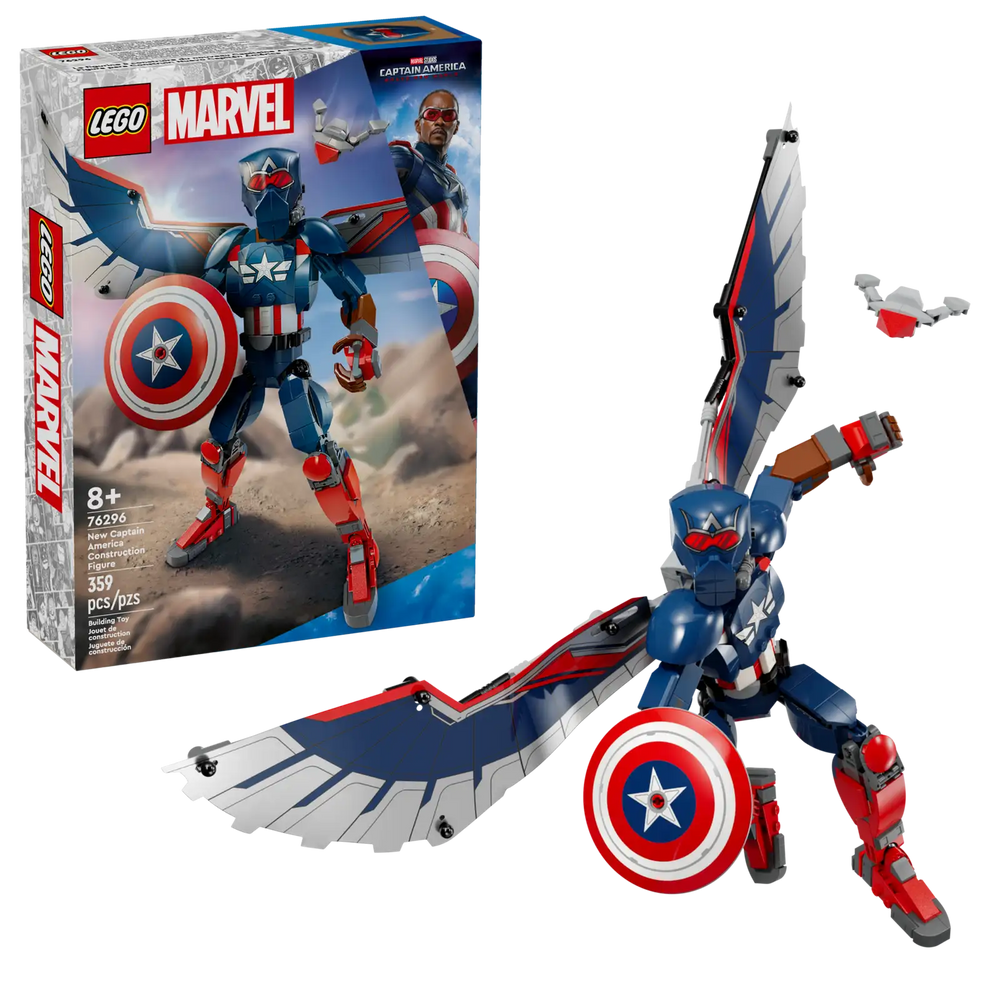 Lego Marvel New Captain America Construction Figure (76296)
