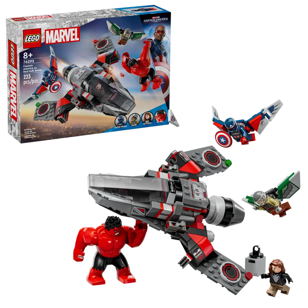 Lego Marvel Captain America vs Red Hulk Battle (76292)