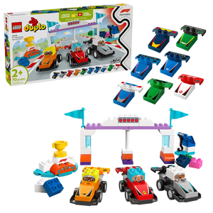 Lego Duplo F1 Team Race Cars & Drivers (10445)