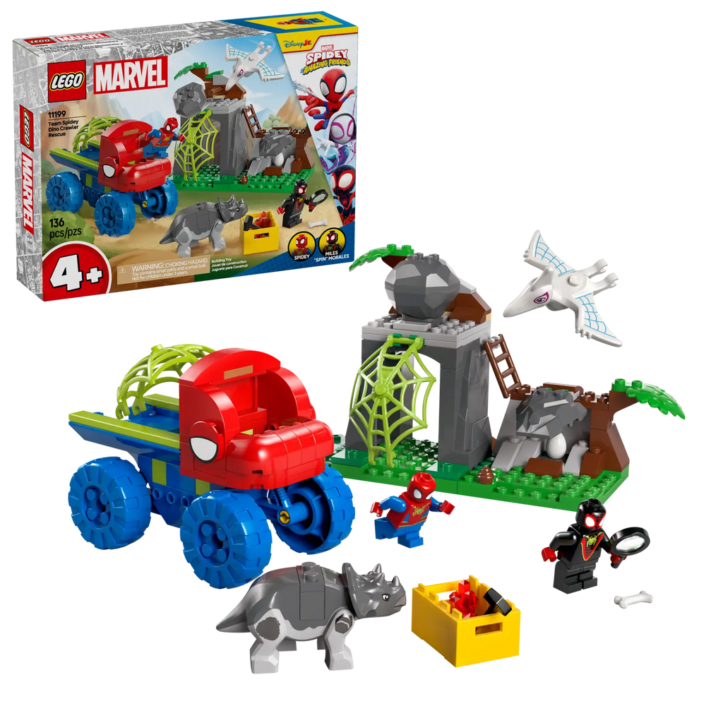 Lego Spidey Team Spidey Dino Crawler Rescue (11199)