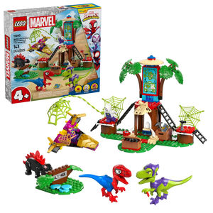 Lego Spidey & Gobbys Raptop Battle at Treehouse HQ (11200)