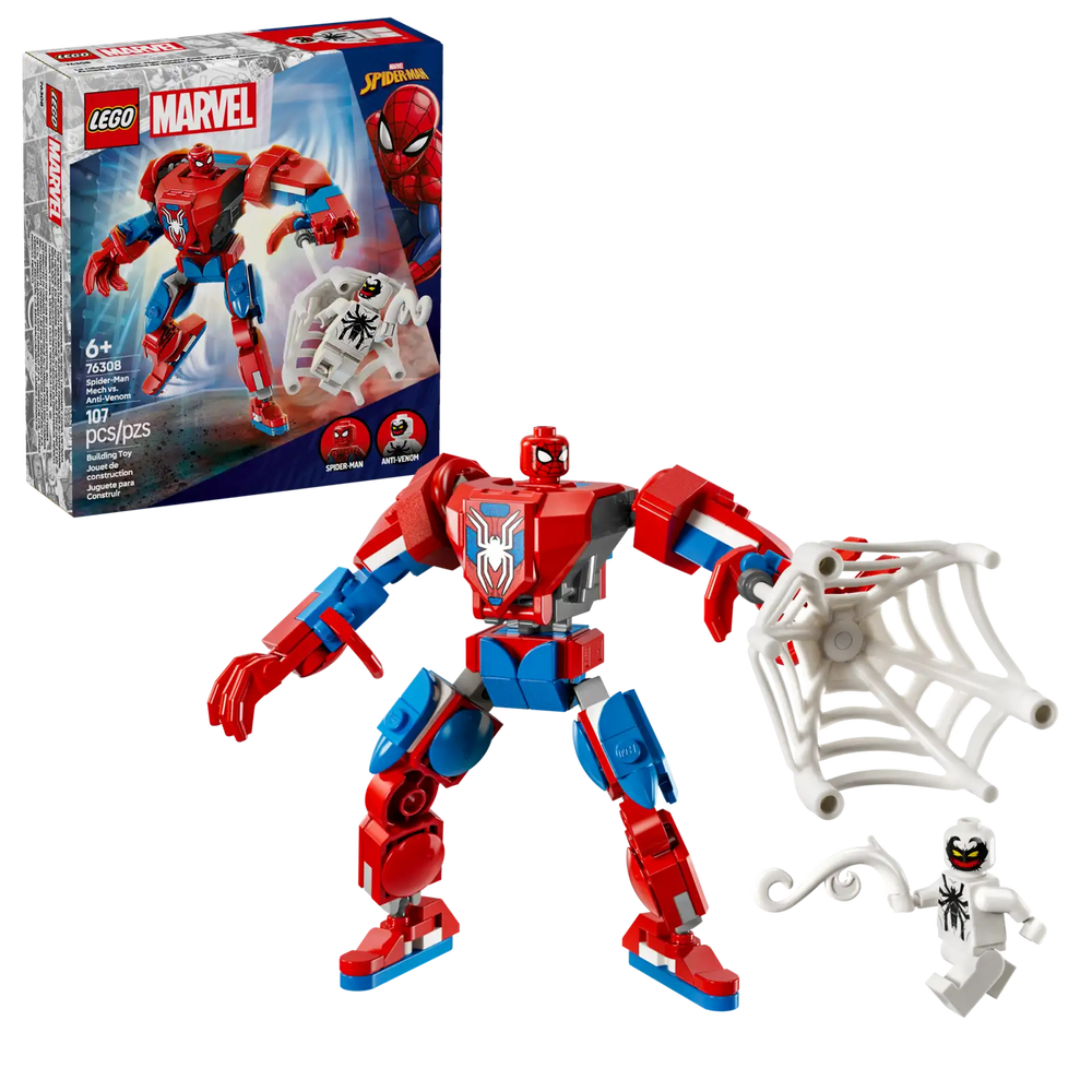Lego Marvel Spider-Man Mech vs Anti-Venom (76308)
