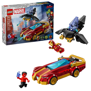 Lego Marvel Iron Man Car & Black Panther vs Red Hulk (76310)