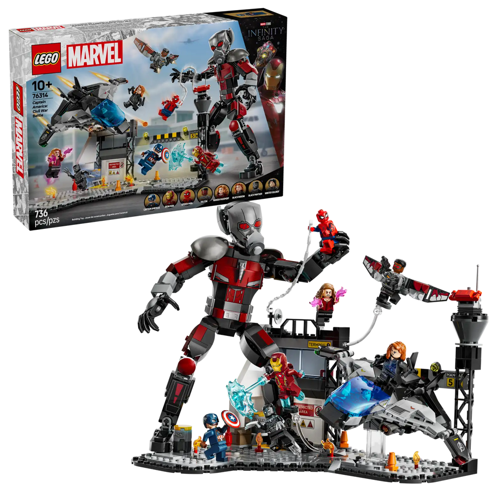 Lego Marvel Captain America Civil War Action Battle (76314)