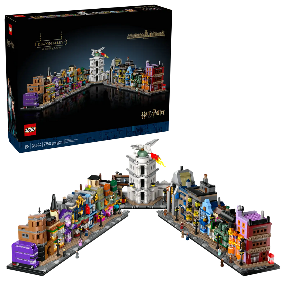 Lego Harry Potter Diagon Alley Wizarding Shops (76444)