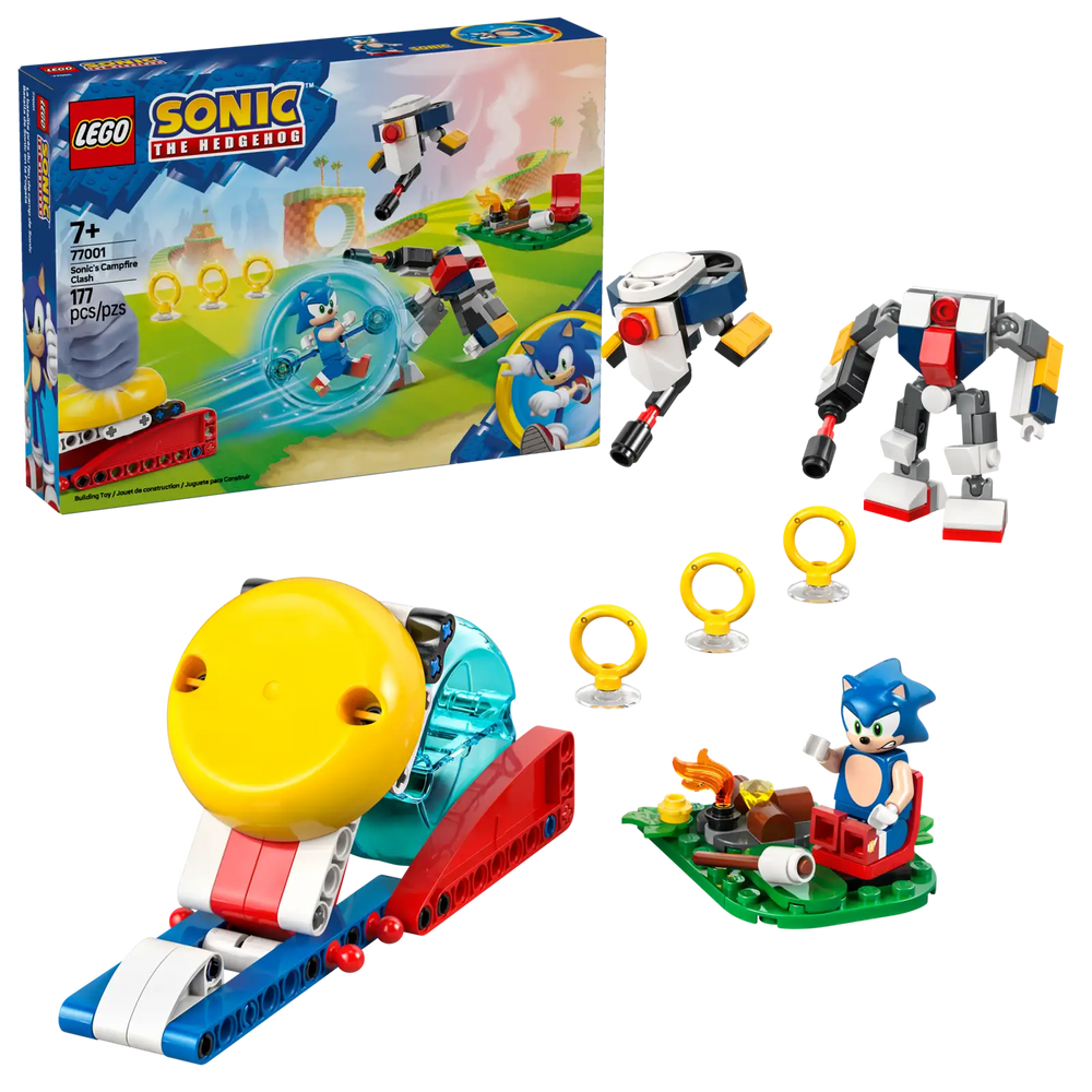 Lego Sonic Sonics Campfire Clash (77001)