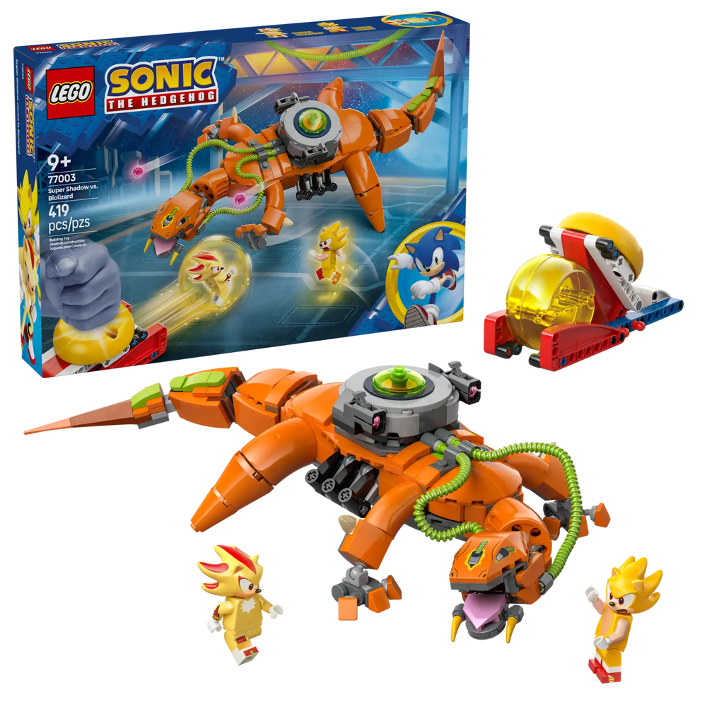 Lego Sonic Super Shadow vs Biolizard (77003)