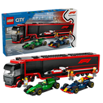 Lego City F1 Truck with RB20 & AM224 F1 Cars (60445)