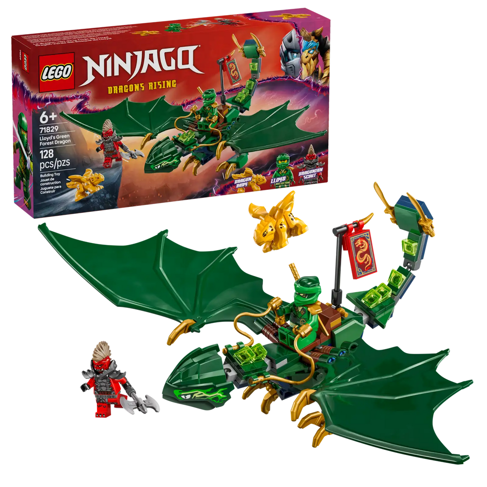 Lego Ninjago Lloyds Green Forest Dragon (71829)