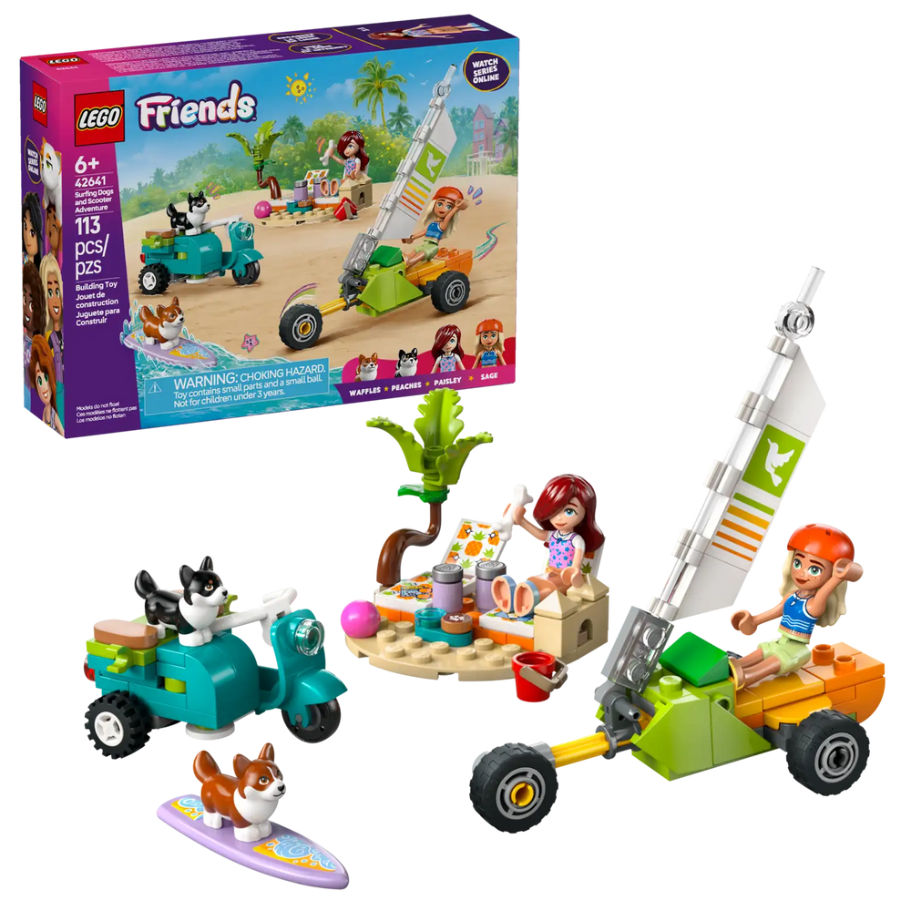 Lego Friends Surfing Dogs & Scooter Adventure (42641)