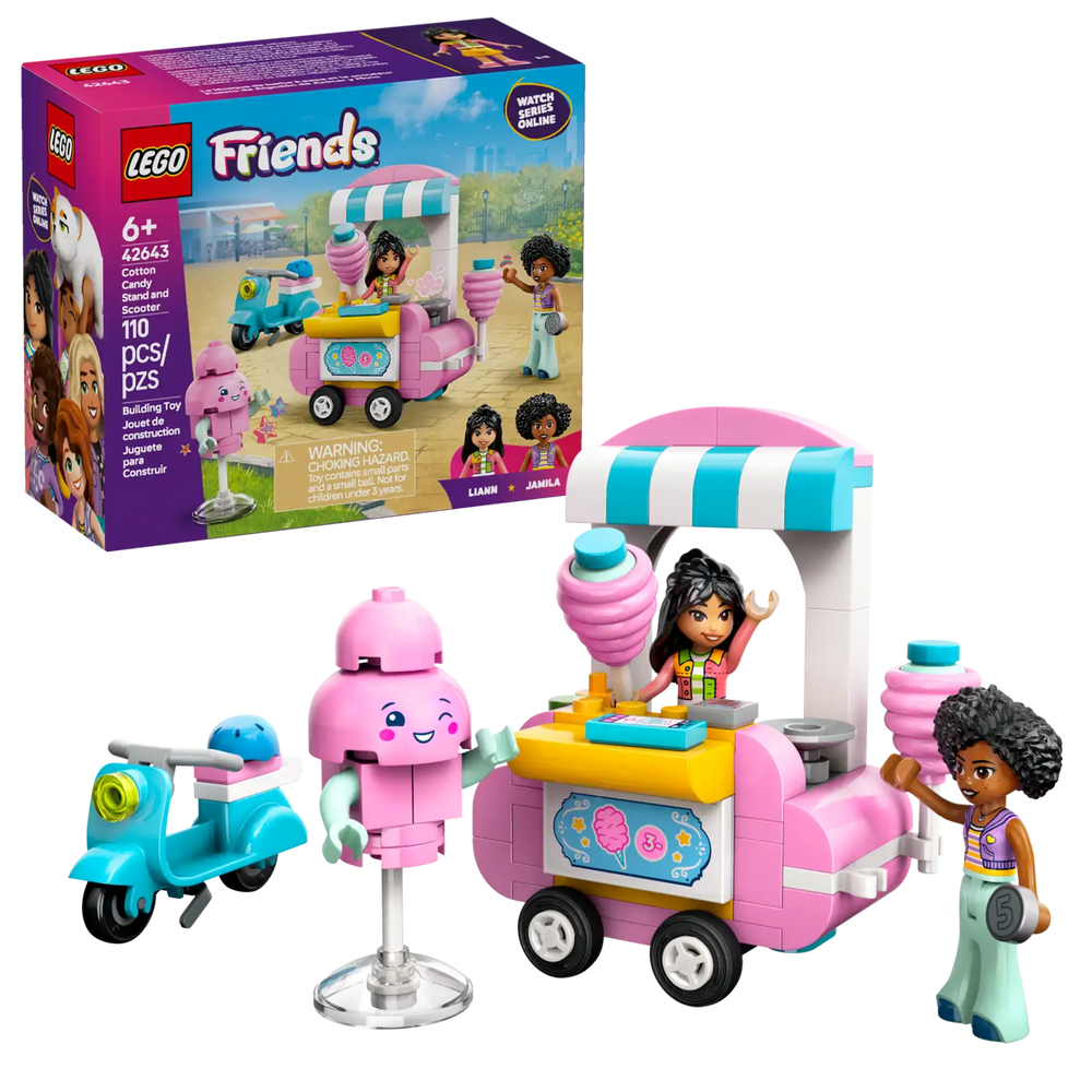 Lego Friends Cotton Candy Stand & Scooter (42643)