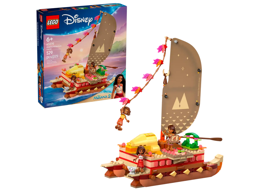 Lego Disney Moanas Adventure Canoe (43270)