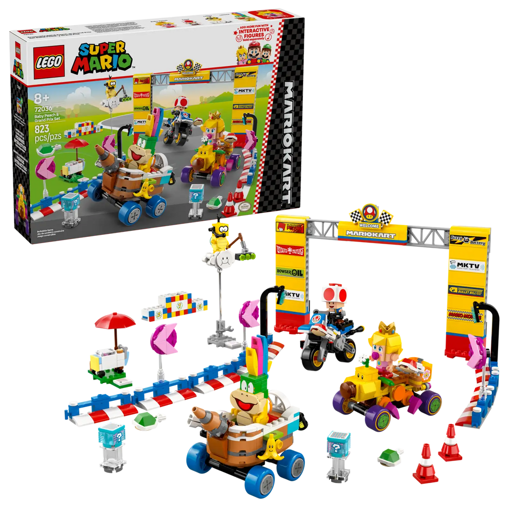 Lego Super Mario Baby Peach & Grand Prix (72036)