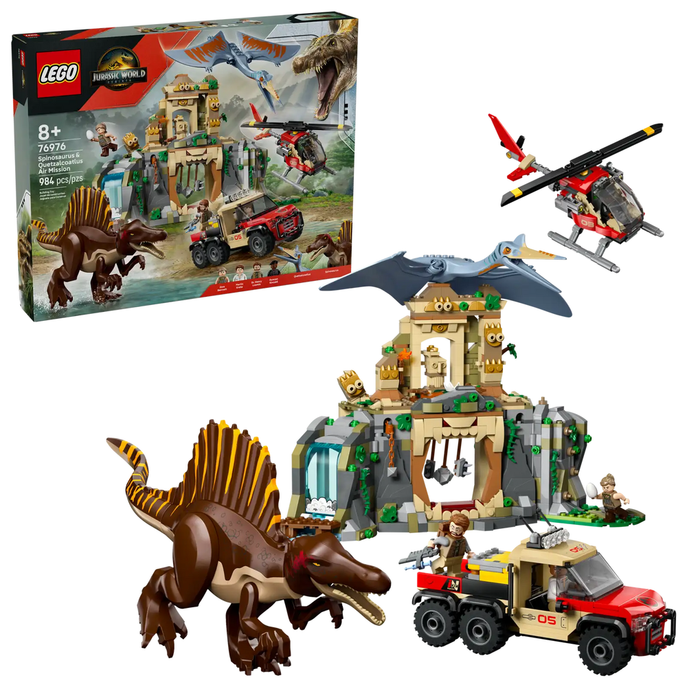 Lego Jurassic World Spinosaurus & Quetzalcoatus Air Mission (76976)