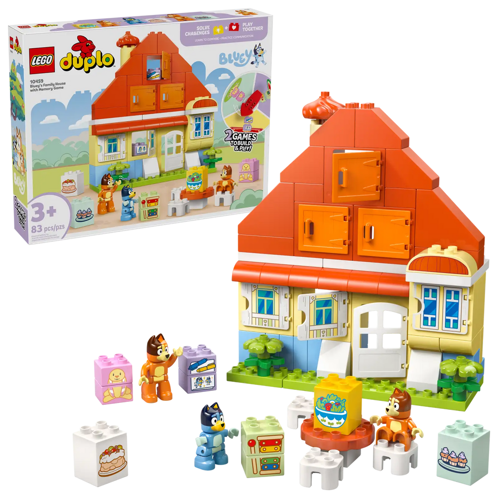 Lego Duplo Bluey House with Memory Game (10459)