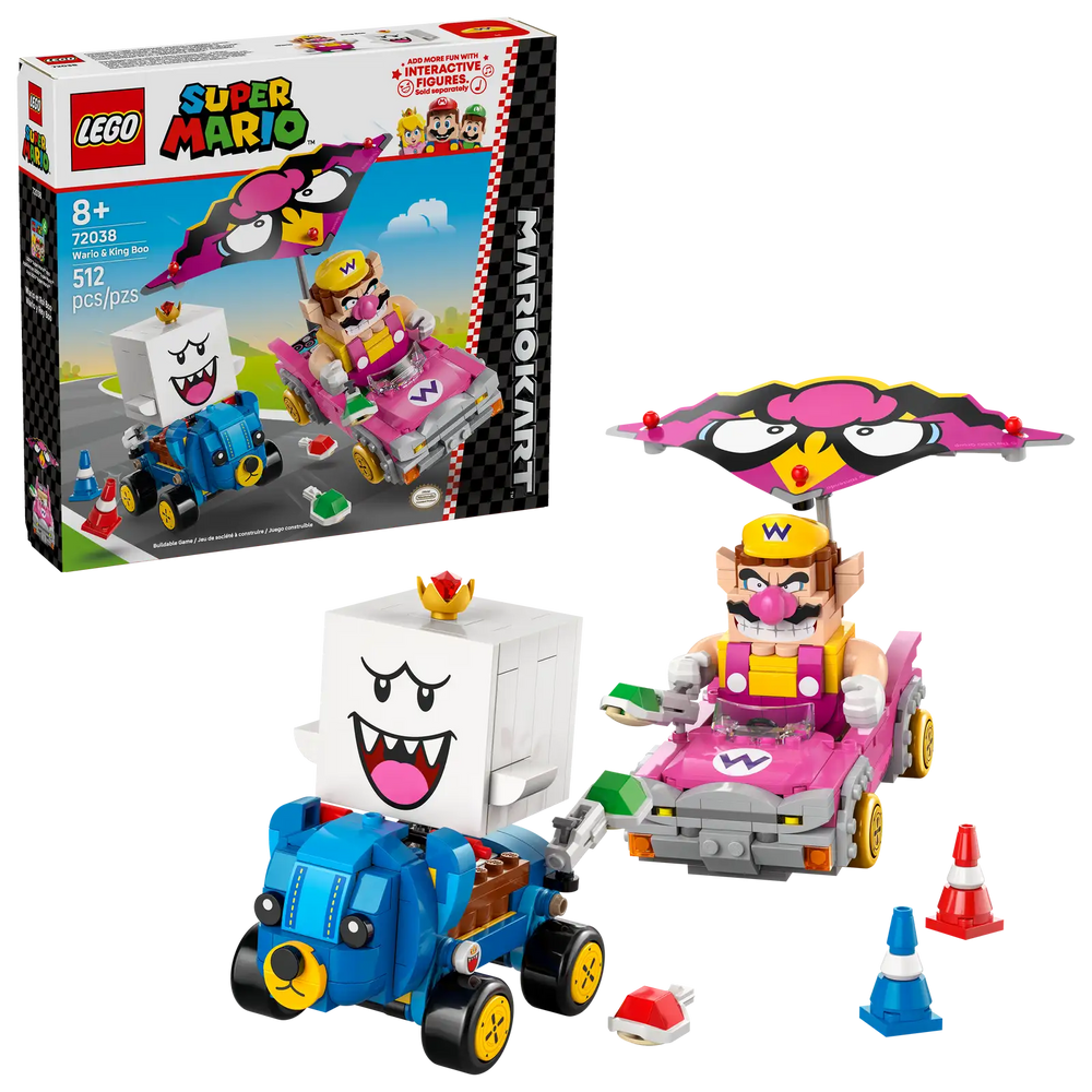 Lego Super Mario Mariokart: Wario & King Boo (72038)