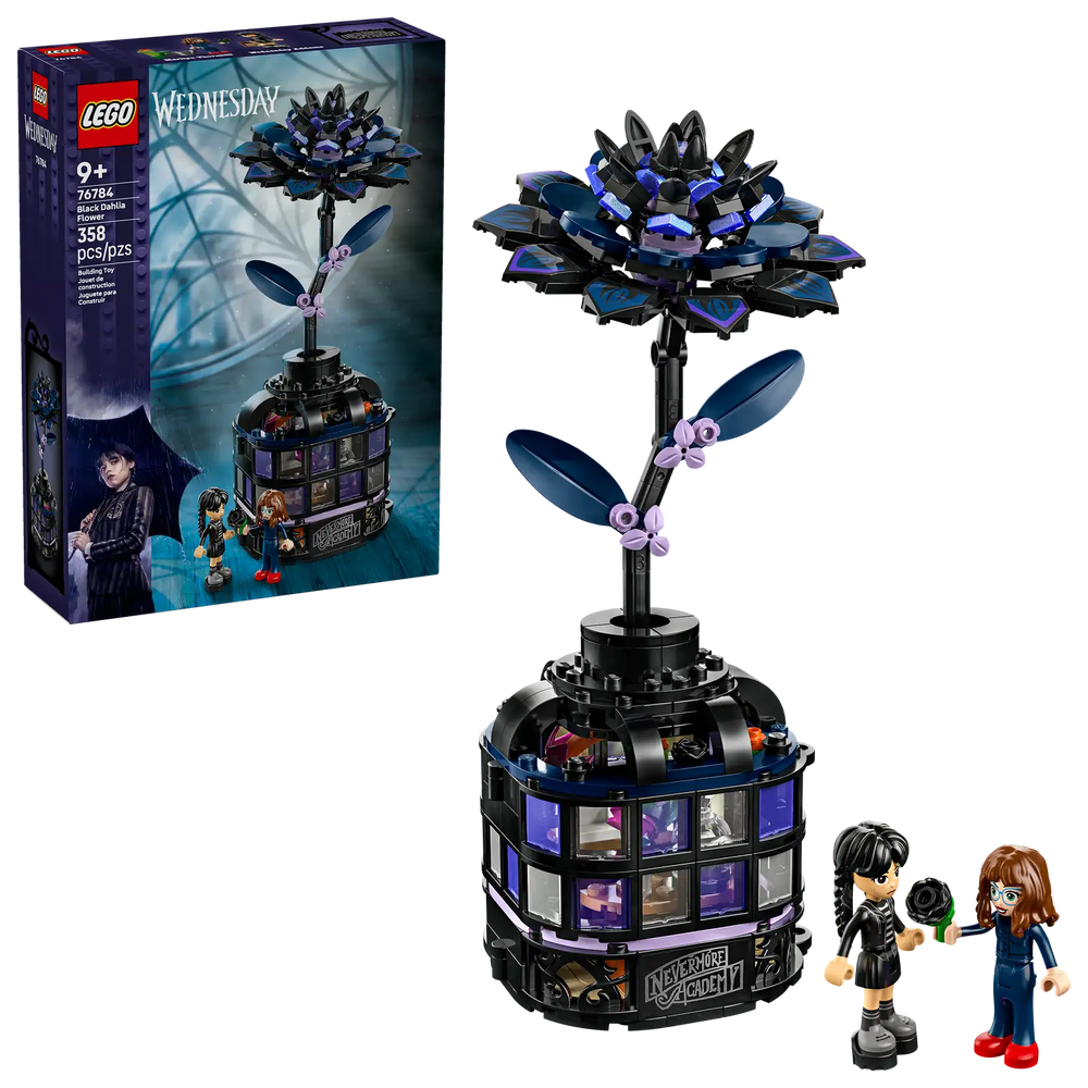 Lego Wednesday Black Dahlia Flower (76784)
