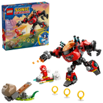 Lego Sonic Knuckles vs Dr Eggman Egg Crusher Mech (77005)