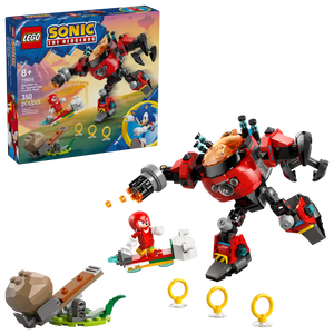 Lego Sonic Knuckles vs Dr Eggman Egg Crusher Mech (77005)