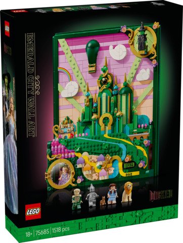 Lego Wicked Emerald City Wall Art (75685)