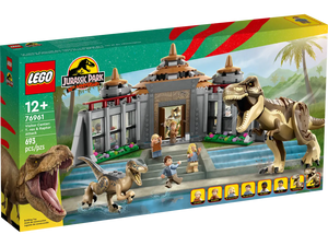 Lego Jurassic Park Visitor Centre T-Rex & Raptor Attack (76961)