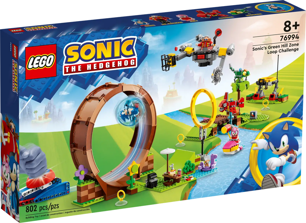 Lego Sonic the Hedgehog Sonics Green Hill Zone Loop Challenge (76994)