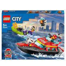 Lego City Fire Rescue Boat (60373)