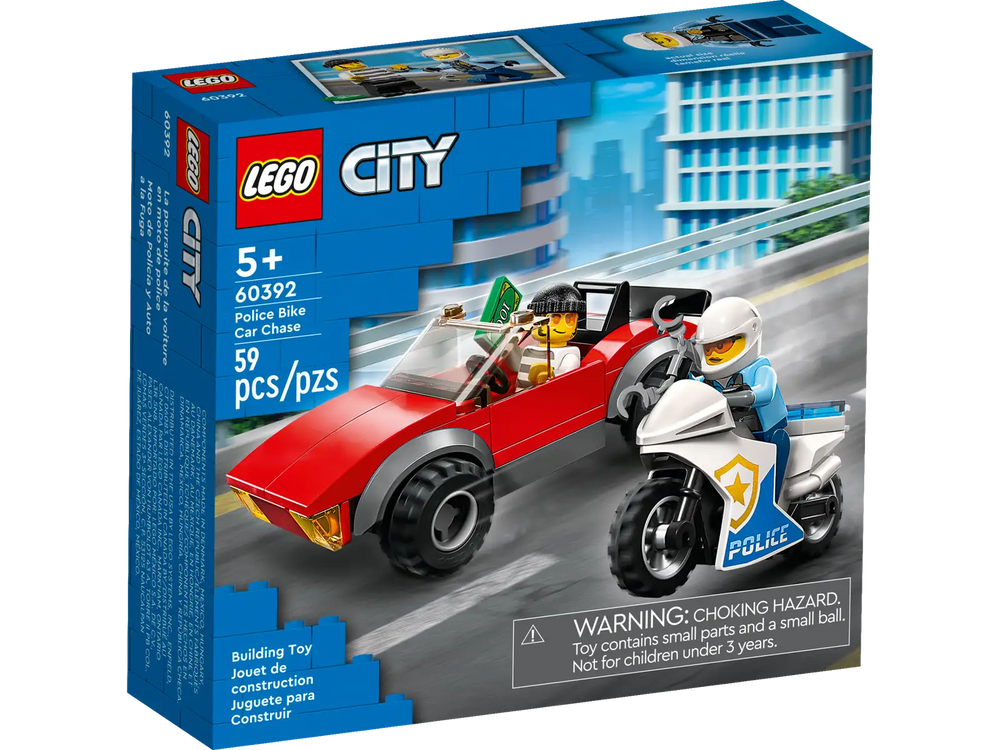 
                
                    Load image into Gallery viewer, Lego City Police Bike Car Chase(60392)
                
            