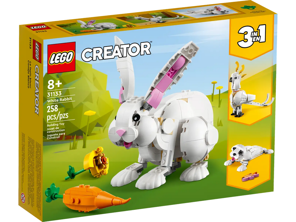 
                
                    Load image into Gallery viewer, Lego Creator 3in1 White Rabbit (31133)
                
            