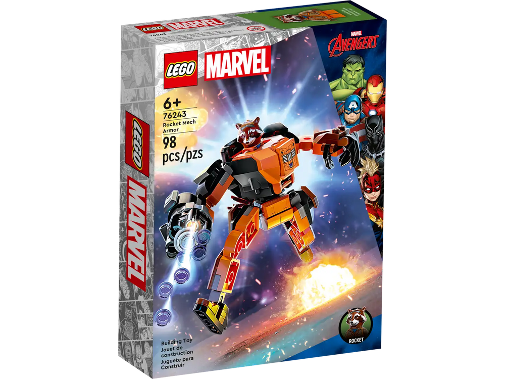 
                
                    Load image into Gallery viewer, Lego Avengers Rocket Mech Armour (76243)
                
            