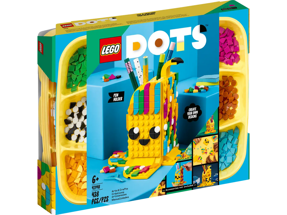 
                
                    Load image into Gallery viewer, Lego Dots Cute Banana Pen Holder (41948)
                
            