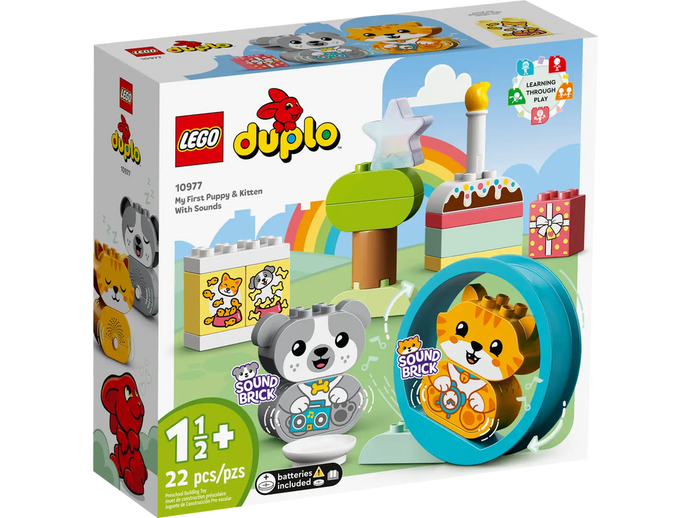 
                
                    Load image into Gallery viewer, Lego Duplo My First Puppy &amp;amp; Kitten with Sounds (10977)
                
            
