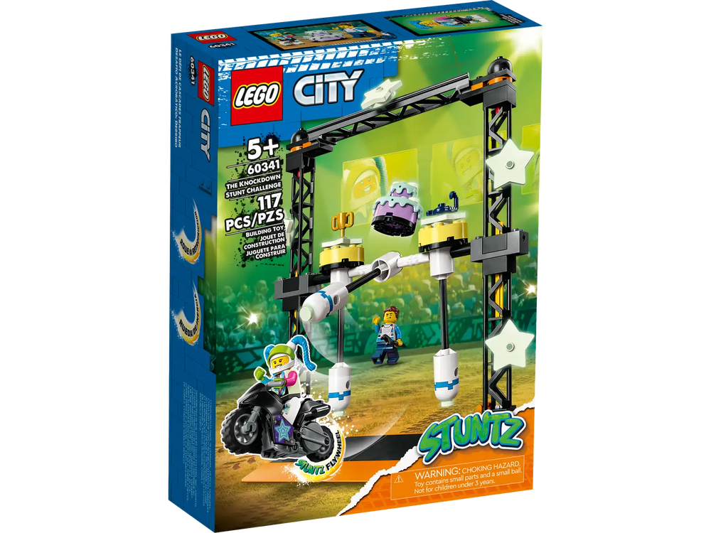 Lego City Stuntz Knockdown Stunt Challenge (60341)